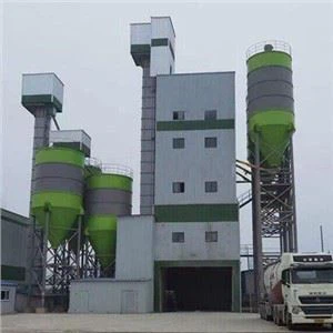 Betonganlegg for tørr blanding